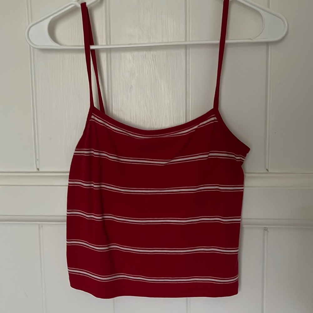 Brandy Melville Red Crop Top